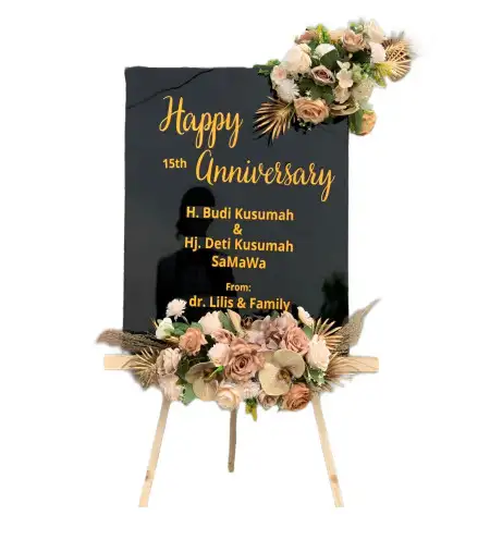 Papan Bunga Akrilik Pengaringan