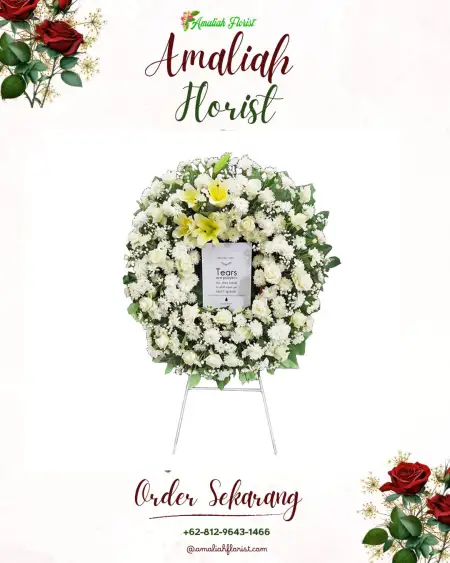 Krans Bunga Duka Pengaringan